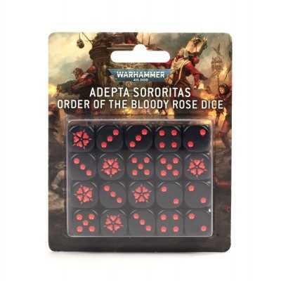 ORDER OF THE BLOODY ROSE DICE set di 20 dadi ADEPTA SORORITAS warhammer 40k CITADEL games workshop 12+ Games Workshop - 1
