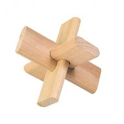 ASTERISCO puzzle in legno ROMPICAPO set di 3 pezzi GOKI età 6+ GOKI - 1