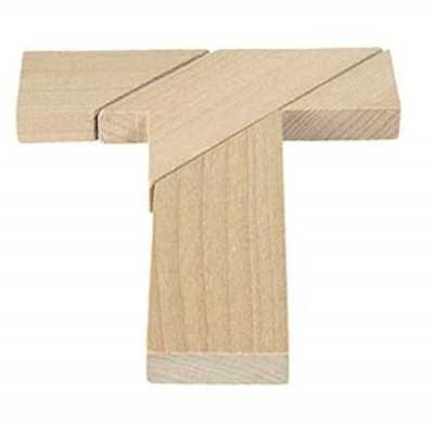 LA MALEDETTA T puzzle in legno ROMPICAPO set di 4 pezzi GOKI età 6+ GOKI - 1