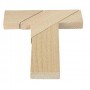 LA MALEDETTA T puzzle in legno ROMPICAPO set di 4 pezzi GOKI età 6+ GOKI - 1