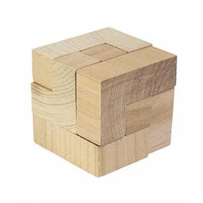 IL CUBO MAGICO puzzle in legno ROMPICAPO set di 7 pezzi GOKI età 6+ GOKI - 1