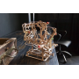 PISTA PER BIGLIE modellino in legno MONTACARICHI A CATENA kit da 400 pezzi MARBLE RUN 1 chain hoist UGEARS età 14+ Ugears - 9
