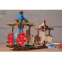GIOSTRA merry go round UGEARS KIDS modellino in legno BUILD AND PAINT kit da 23 pezzi CAROSELLO età 5+ Ugears - 4