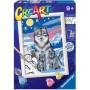 FAMIGLIA DI LUPI kit artistico CREART ravensburger WONDERFUL WOLF FAMILY con gemme glitter CON CORNICE età 9+ Ravensburger - 1