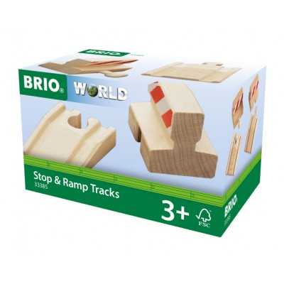 PACCHETTO RAMPA E STOP & ramp tracks BRIO world TRENINO in legno 33385 età 3+ BRIO - 1