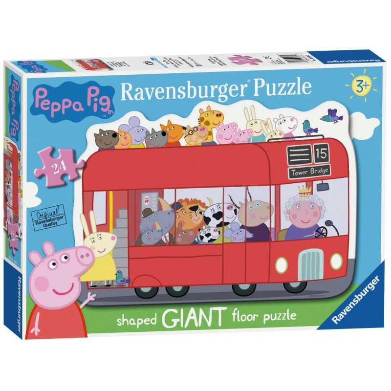 Ravensburger Puzzle Dinosauri Al Parco Giochi - 24 Pezzi Giganti Da Pavimento, Per Bambini 3+ Anni (03147)