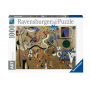PUZZLE ravensburger CARNEVALE DI ARLECCHINO art collection 1000 PEZZI joan miro 70 X 50 CM Ravensburger - 1