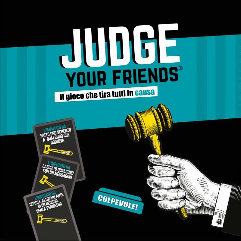 Rocco Giocattoli - Judge Your Friends - Yas Games - L'Unico In Italiano, 18+ - R