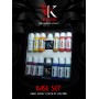 KIMERA KOLORS scatola base PURE PIGMENT ACRYLICS set di 13 + 1 boccette COLORE pigmento puro PEGASO MODELS età 14+ pegaso models