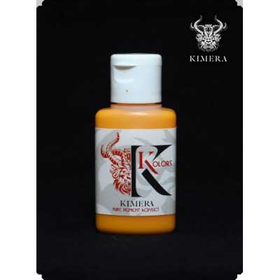 WARM YELLOW boccetto singolo di colore KIMERA KOLORS pigmento puro PURE PIGMENT ACRYLICS pegaso models KMP-003 età 14+ pegaso mo
