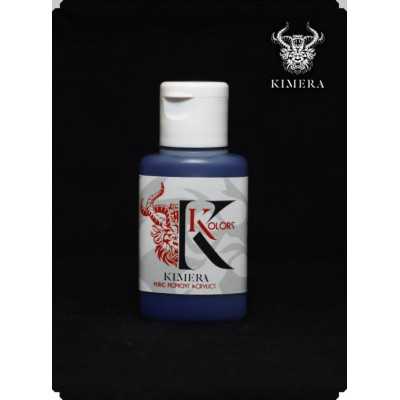 PHTHALO BLUE RED SHADE boccetto singolo colore KIMERA KOLORS pigmento puro PURE PIGMENT ACRYLICS pegaso models KMP-011 età 14+ p