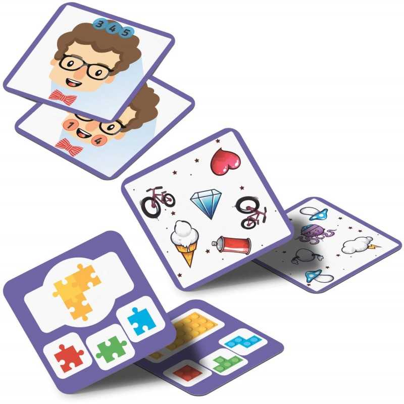 Cortex Challenge Kids - Gioco Da Tavolo In Italiano, 2-6 Giocatori, 6+ Anni, Sfide Di Memoria E Logica Per Bambini