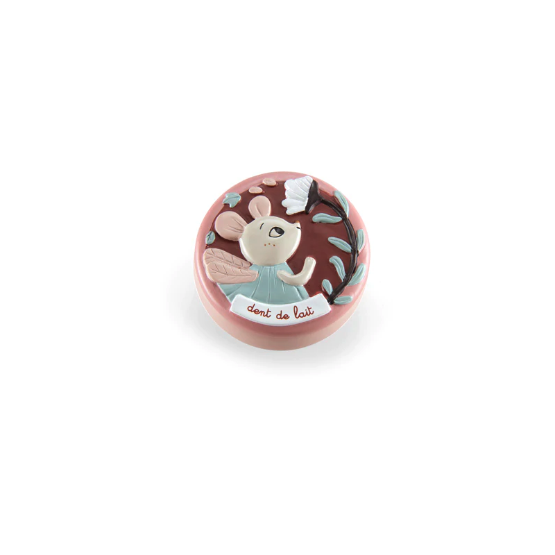 Scatolina in legno per dentini da latte GOKI - rosa