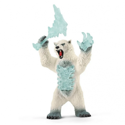 ORSO BLIZZARD CON ARMA ice bear SHLEICH eldrador creatures 42510 miniatura in resina 7+ Schleich - 1