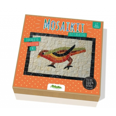 MOSAIKIT M medium MOSAICO kit artistico 12X17CM creativamente UCCELLO età 8+ Creativamente - 1