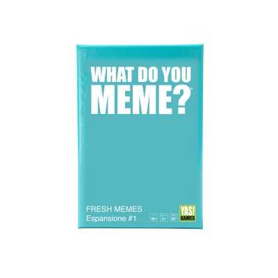FRESH MEMES espansione 1 per WHAT DO YOU MEME ? party game IN ITALIANO età 18+ YAS! GAMES - 1
