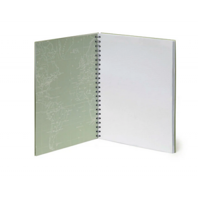 TRIO notebook QUADERNO CON SPIRALE maxi A4 mappe TRAVEL legami