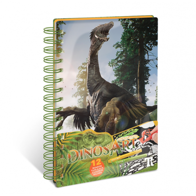 QUADRI DI VELLUTO dinosauri KIT ARTISTICO creativo DINOSART età 7+ DINOSART - 1