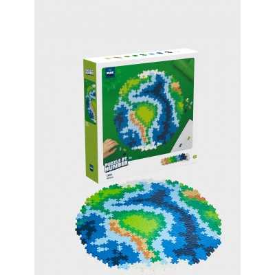 MINI BASIC plus plus PUZZLE BY NUMBER mosaico EARTH con 800 pezzi TERRA età 7+ Plusplus - 1