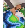 MINI BASIC plus plus PUZZLE BY NUMBER mosaico EARTH con 800 pezzi TERRA età 7+ Plusplus - 3