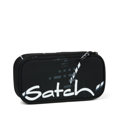ASTUCCIO ovale SATCH pencil case NINJA MATRIX attrezzato NERO RIFLETTENTE con squadra in omaggio BOX Satch - 1