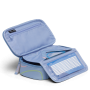 ASTUCCIO ovale SATCH pencil case VIVID BLUE attrezzato AZZURRO con squadra in omaggio BOX Satch - 2