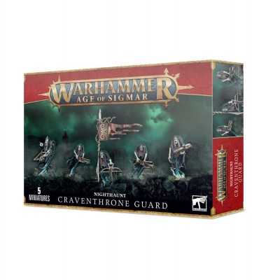 GUARDIA DEL TRONO NIGHTHAUNT Craventhrone Guard 5 miniature Warhammer Age of Sigmar Games Workshop - 1