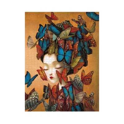 PUZZLE 1000 PEZZI Paperblanks MADAME BUTTERFLY cm 50x70 Paperblanks - 1