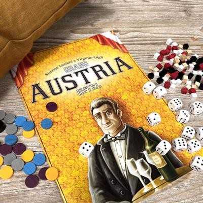 GRAND AUSTRIA HOTEL in italiano Asmodee 2022 gioco da tavolo