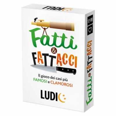 FATTI E FATTACCI il gioco dei casi più FAMOSI e CLAMOROSI carte IN ITALIANO gioco LUDIC età 12+  - 1
