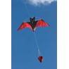 AQUILONE MONOFILO RED BAT 3D PIPISTRELLO ROSSO single line kite INVENTO HQ
