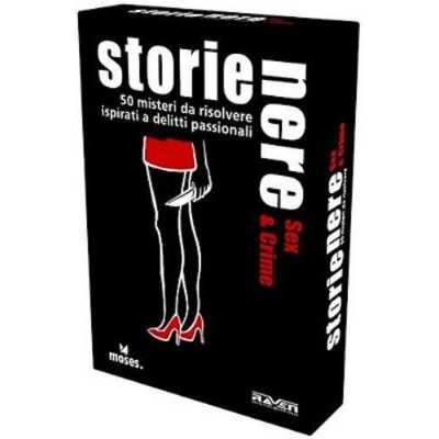 STORIE NERE SEX & CRIME gioco di carte 50 MISTERI DA RISOLVERE rompicapo IN ITALIANO età 16+ salani - 1