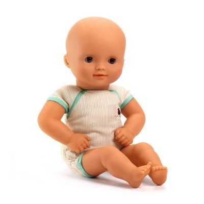 BAMBOLA pomea collection BABY GREEN doll DJECO età 18 mesi + Djeco - 1