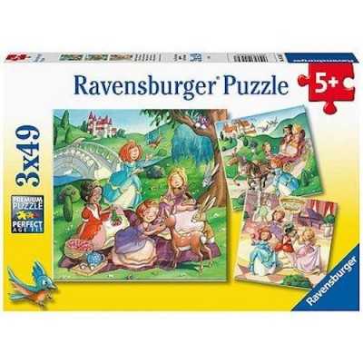 3 PUZZLE ravensburger PICCOLE PRINCIPESSINE di 21 x 21 cm DA 49 PEZZI età 5+ Ravensburger - 1