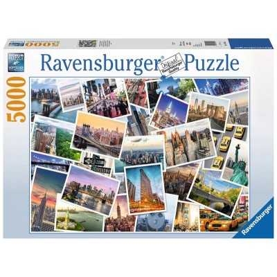 PUZZLE ravensburger 5000 PEZZI di 153 x 101 cm NEW YORK LA CITTA' CHE NON DORME MAI originale Ravensburger - 1