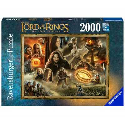 PUZZLE ravensburger 2000 PEZZI di 98 x 75 cm THE LORD OF THE RINGS THE TWO TOWERS originale Ravensburger - 1