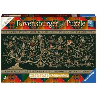 PUZZLE ravensburger 2000 PEZZI di 132 x 61 cm ALBERO GENEALOGICO panorama HARRY POTTER wizarding world Ravensburger - 1