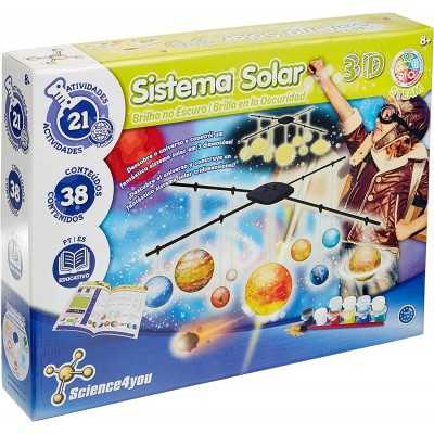 SISTEMA SOLARE science4you SET COMPLETO kit scientifico GLOW IN THE DARK età 8+ SentoSphere - 1