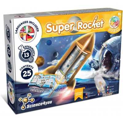 SUPER ROCKET science4you SET COMPLETO kit scientifico SUPER RAZZO età 8+ science4you - 1