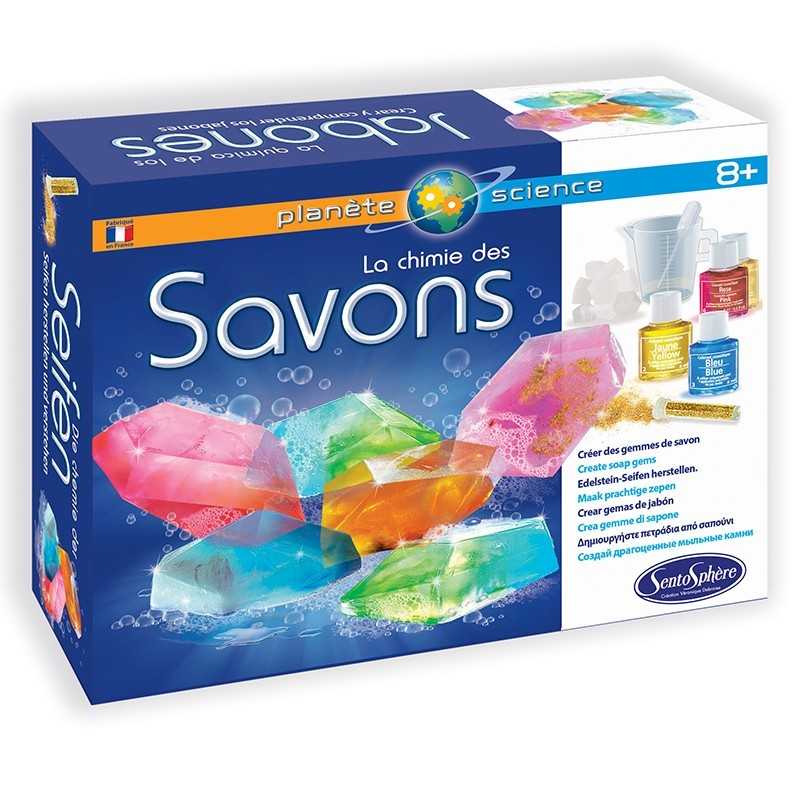 Sentosphère Planet Science – Kit La Chimica Dei Saponi – Esperimento Fai Da Te Per Bambini (8+ Anni)