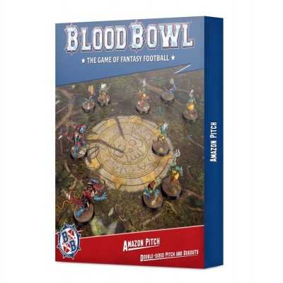 AMAZON double sided pitch and dugouts BLOOD BOWL tabellone WARHAMMER età 12+ Games Workshop - 1