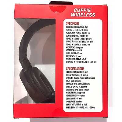 Cuffia bluetooth stereo con microfono N.C. M890S