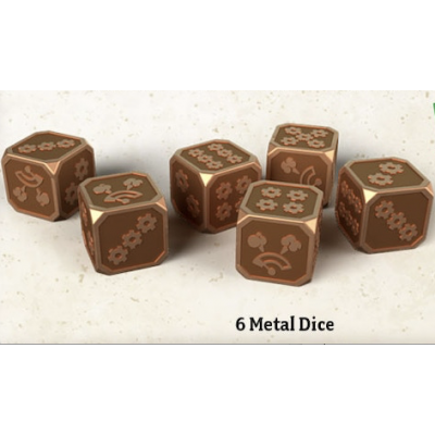 DADI IN METALLO Zombicide Metal Steam Dice pack Kickstarter exclusive COOLMINIORNOT - 1