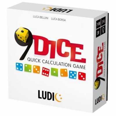 9 DICE quick calculation game GIOCO DA TAVOLO ludic IN ITALIANO età 7+ LUDIC - 2
