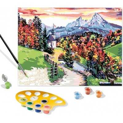 BEAUTIFUL BAVARIA paesaggio di montagna CREART kit artistico PREMIUM  ravensburger