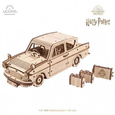 FLYING FORD ANGLIA volante HARRY POTTER wizarding world UGEARS in legno 244 PEZZI età 14+ Ugears - 1