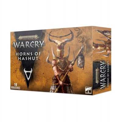 HORNS OF HASHUT set con 10 miniature WARCRY warhammer CORNI DI HASHUT age of sigmar CITADEL età 12+ Games Workshop - 1