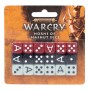 SET DI 18 DADI DA 16 MM warcry HORNS OF HASHUT dice WARHAMMER età 12+ Games Workshop - 2