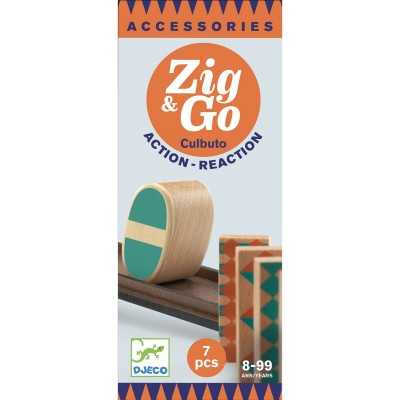 ZIG & GO accessories CULBUTO reazione a catena 7 PEZZI gioco IN LEGNO djeco DJ05648 età 8+ Djeco - 1
