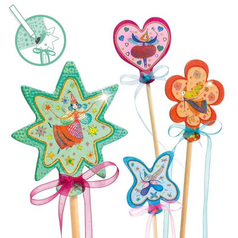 Bristol Novelty Bacchetta Magica Per Adulti Con Pietra Finta A Forma Di Cuore - Plastica, Finitura Diamantata